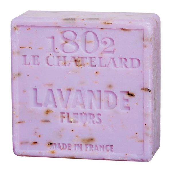 Natuurlijke Marseille zeep Lavendelbloem -- 100 g