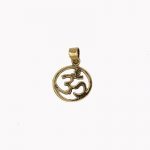 Ohm hanger messing goudkleurig -- 1.8 cm