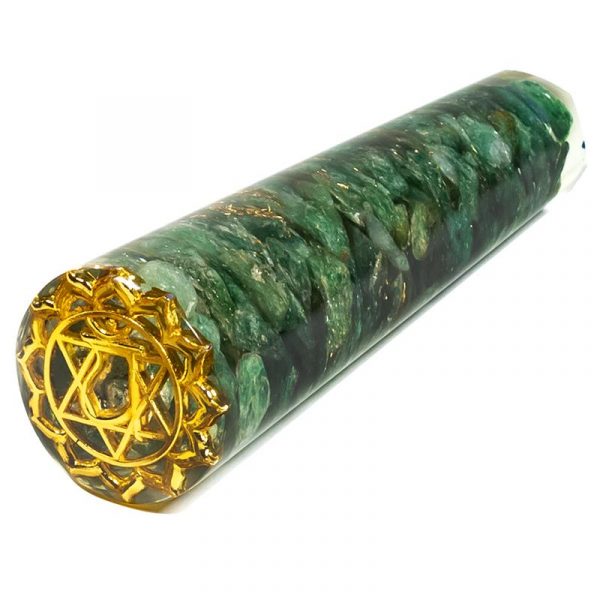 Orgoniet massagestaaf Anahata -- 11cm 73gr