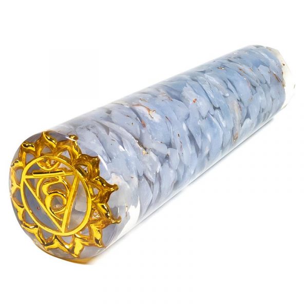 Orgoniet massagestaaf Vishuddha -- 11cm 73gr