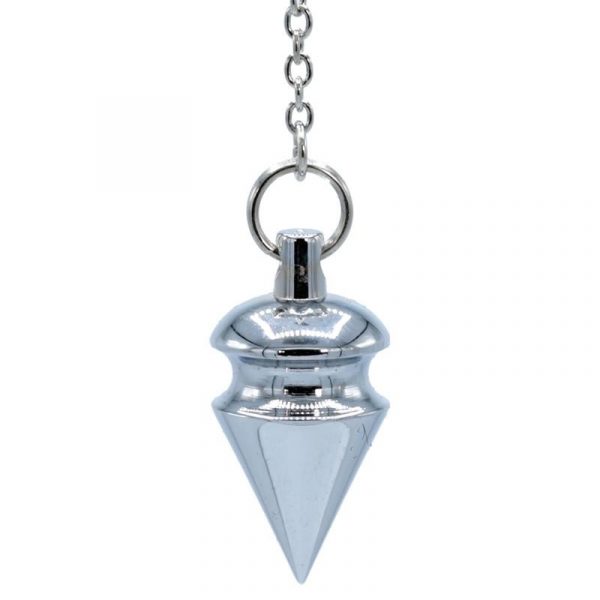 Pendel messing verchroomd -- 14 g; 3.5 cm