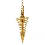 Pendel messing verguld -- 12 g; 4 cm