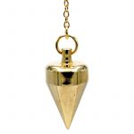 Pendel messing verguld -- 18 g; 3 cm