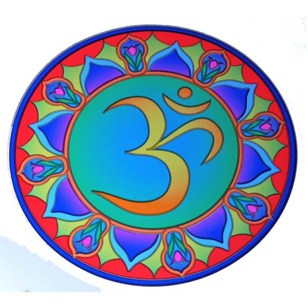 Raamsticker Kosmische Ohm -- 14 cm