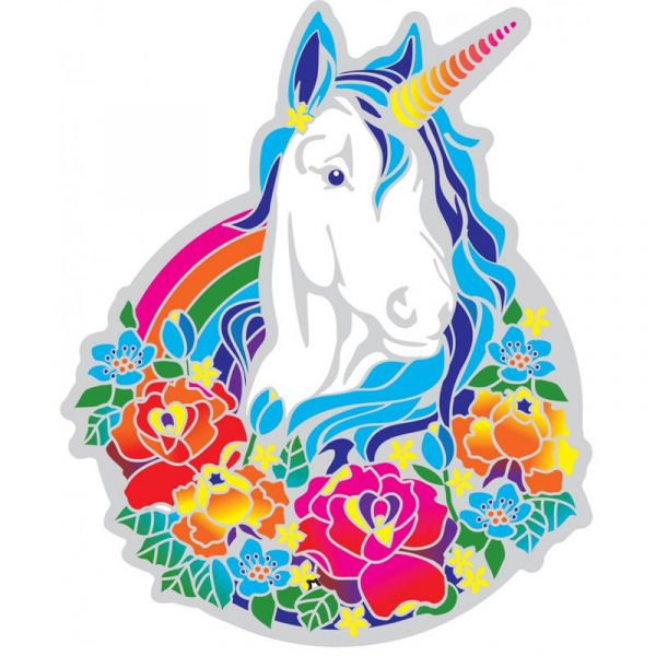 Raamsticker Magic Unicorn -- 14 cm