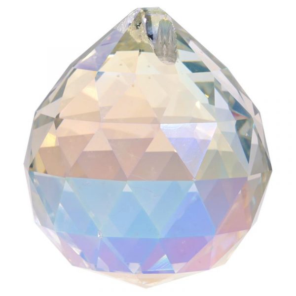 Regenboogkristal bol parelmoer AAA kwaliteit -- 5 cm