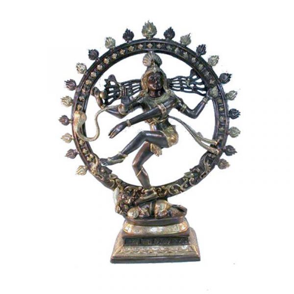 Shiva Nataraj messing 2-kleurig -- 23000 g; 83 cm