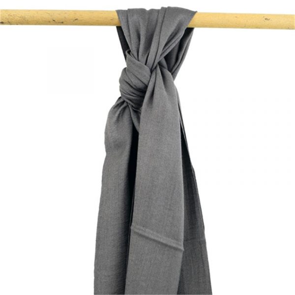 Sjaal antraciet -- 70x200 cm