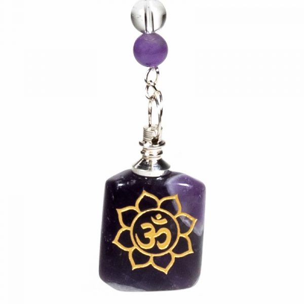 Sleutelhanger 7e chakra Sahasrara -- ±15cm; 30g
