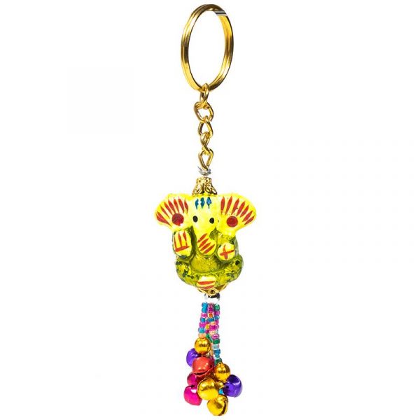 Sleutelhanger ganesha -- 13cm; 15gr