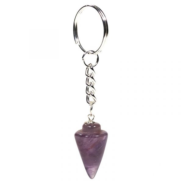 Sleutelhanger pendel amethist