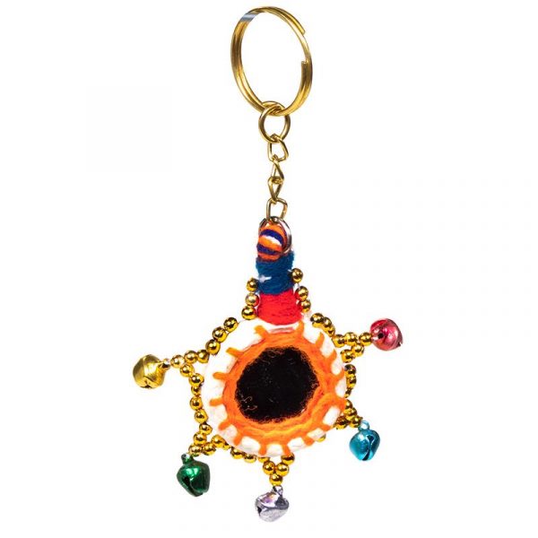 Sleutelhanger spiegel -- 11cm;13gr