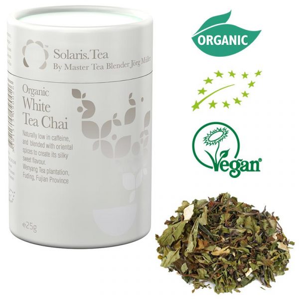 Solaris Biologische Witte Thee Chai - losse thee -- 25 g
