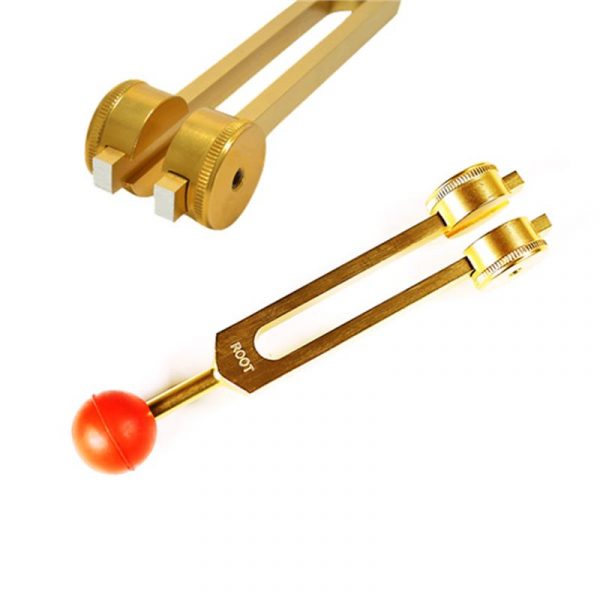 Stemvork 1e chakra goudkleurig