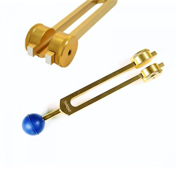 Stemvork 5e chakra goudkleurig