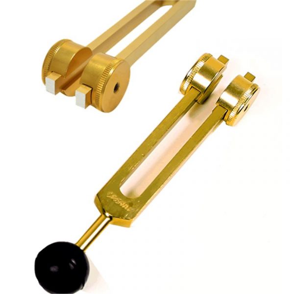 Stemvork 7e chakra goudkleurig