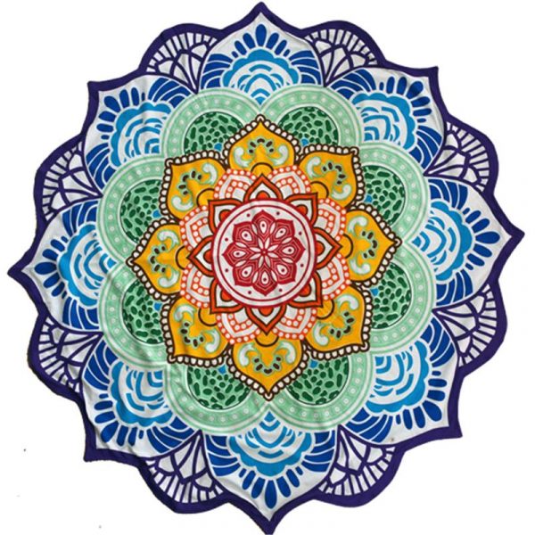 Strandlaken 7 chakra's mandala -- 450-550 g; 150 cm