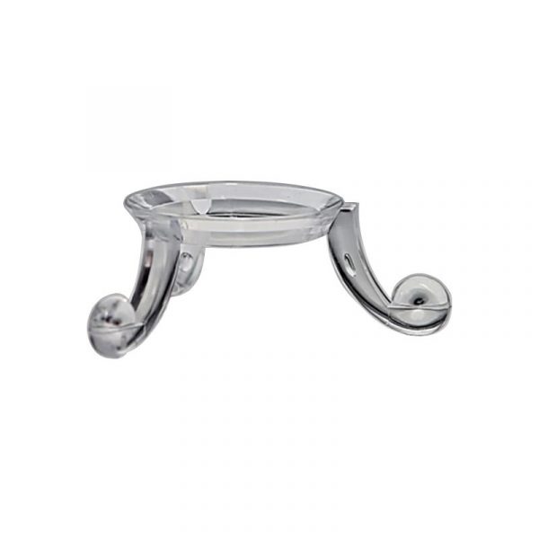 Transparante standaard voor edelsteenbollen -- 18 g