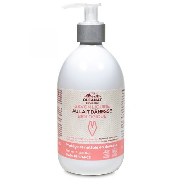 Vloeibare zeep met ezelinnenmelk BIO -- 500 ml