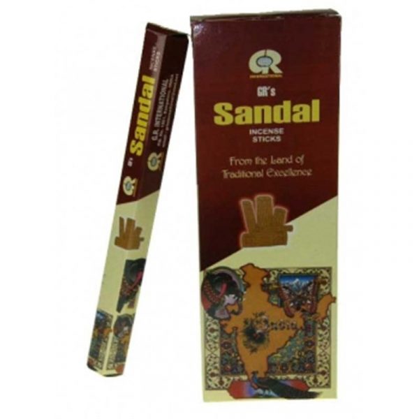 Wierook Sandelhout hexagram pak -- 20 g