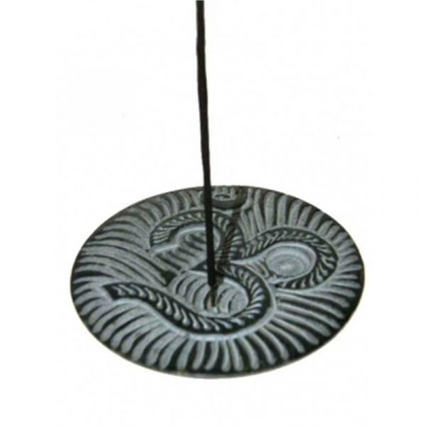Wierook en kegeltjes brander Ohm zeepsteen -- 10 cm
