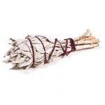 Witte Salie smudge fakkel per 3 verpakt -- 15-20g; 12x4cm