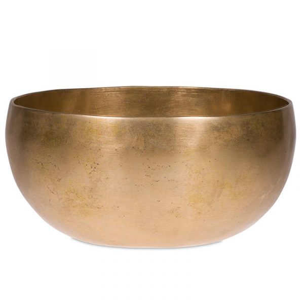 Witte Tara Boeddha klankschaal -- 400-600 g; 13 cm