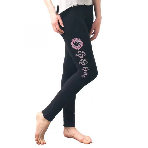 Yoga legging 'Asana' katoen zwart L