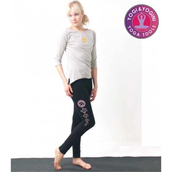 Yoga legging 'Asana' katoen zwart M