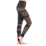 Yoga legging Bhakti zwart biologisch S-M