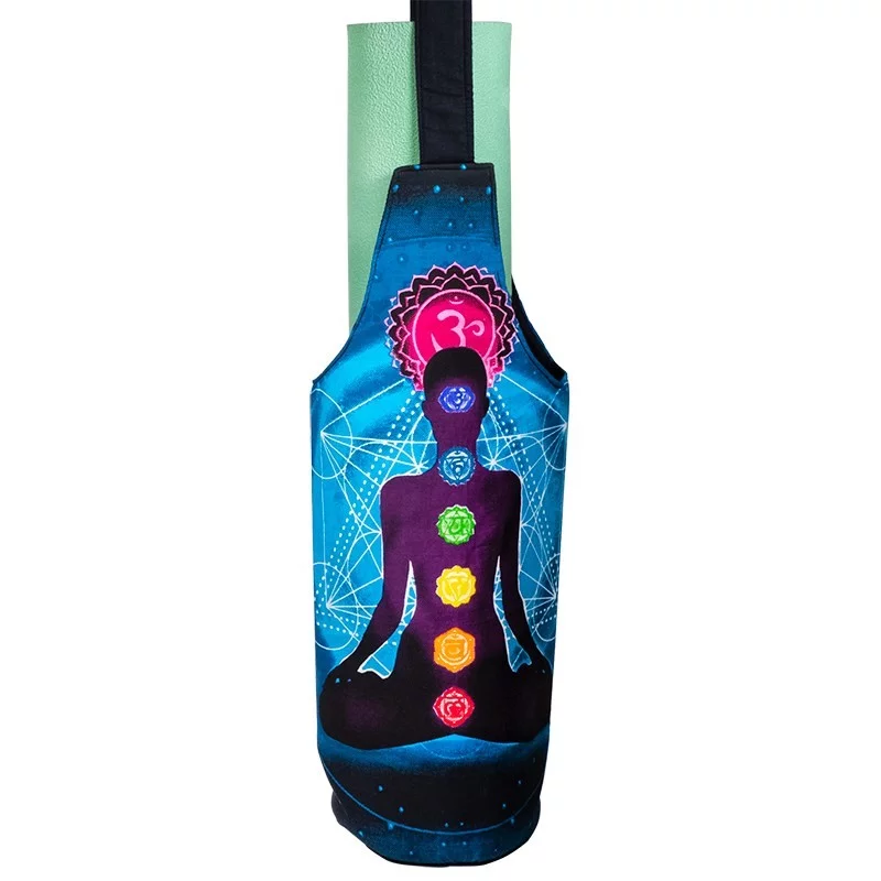 Yoga schoudertas 7 chakra's -- 51x25cm