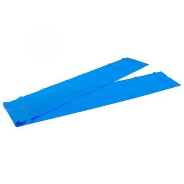 Yoga stretchband blauw -- 150x15x0.035 cm