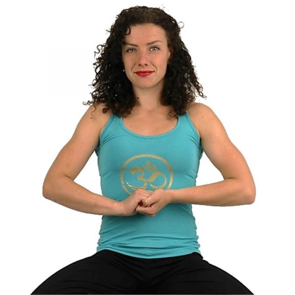 Yoga top 'Ohm' turquiose S