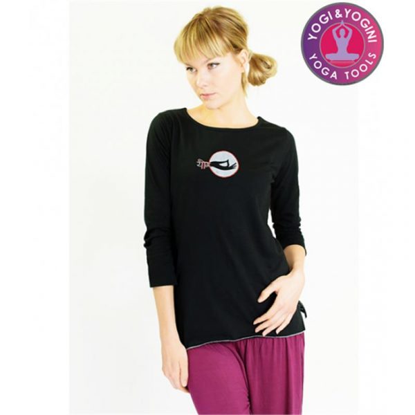 Yoga top biologisch katoen chakra M/L