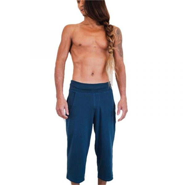 Yogabroek 'Shaolin' driekwart man navy S