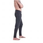 Yogabroek 'Shaolin' lang man donkergrijs S