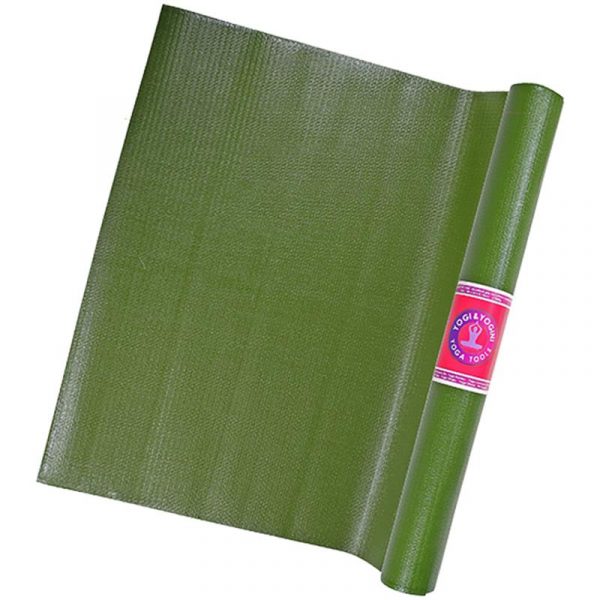 Yogi & Yogini reis yogamat olijfgroen -- 1000 g; 63x185x0.15