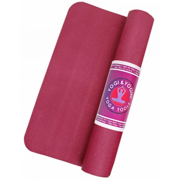 Yogi & Yogini yogamat diep roze -- 1250 g; 63x185x0.5 cm