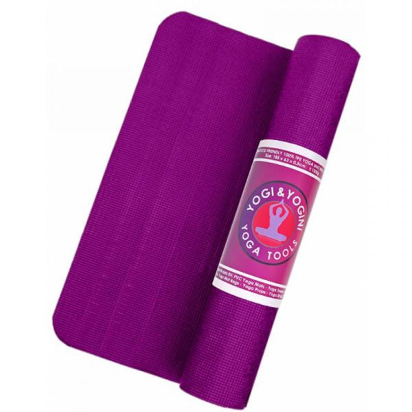 Yogi & Yogini yogamat violet -- 1250 g; 63x185x0.5 cm