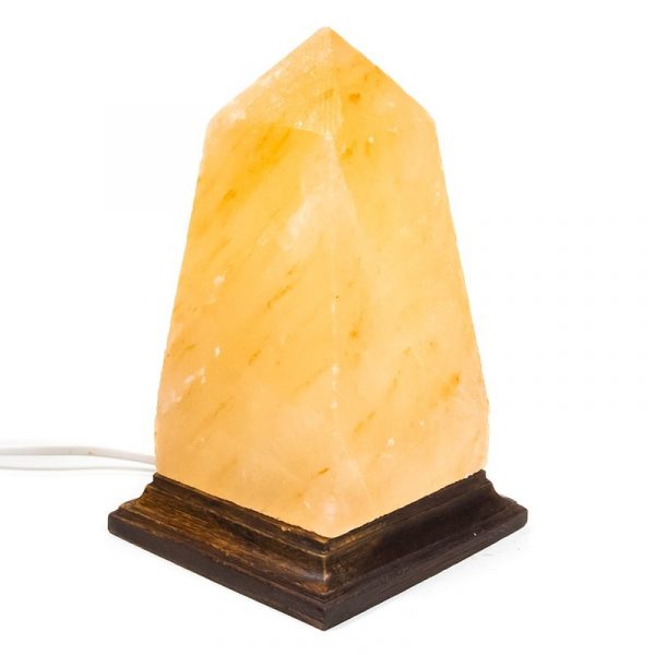 Zoutkristallamp obelisk -- 2550g