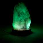 Mini Mood zoutlampje wit ruw USB + LED -- 600 g; 9 cm - Afbeelding 4