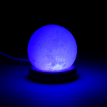 Mini Mood zoutlampje bol wit USB + LED -- 450 g; 9 cm - Afbeelding 2