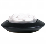 Lotus geursteen zwart -- 7 cm - Afbeelding 3