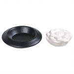 Lotus geursteen zwart -- 7 cm - Afbeelding 4