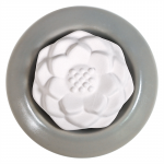 Lotus geursteen grijs -- 7 cm - Afbeelding 2