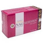 Wierook Golden Nag Meditation 12 doosjes van 15 gram