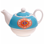Tea for One Mandala blauw - Afbeelding 3