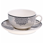 Tea for One Mandala grijs - Afbeelding 2