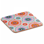 Mandala onderzetters blauw set van 6 - Afbeelding 2