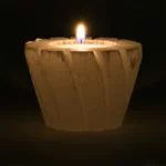 Sfeerlicht seleniet Divine Lotus -- 450 g; 6x7 cm - Afbeelding 2